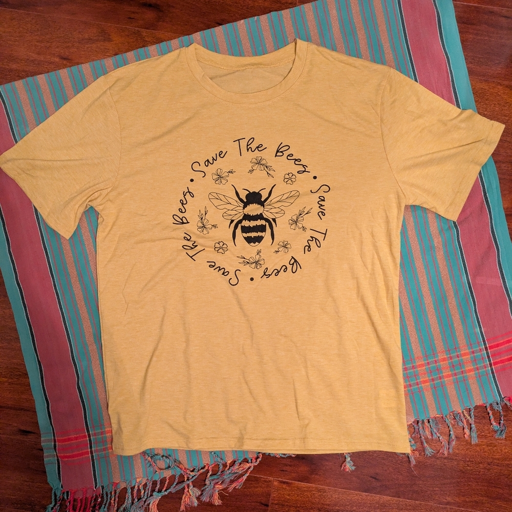 Yellow Graphic Bee T-Shirt